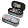 NOXOZNMOK Paris Eiffel Tower Pencil Case Big Capacity Multifunctional Storage Pen Pouch with Zipper for Office
