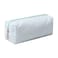 OZAOZ Cute Pencil Case Capacity Pencil Pouch Aesthetic Pen Bag Office Stationery Organizer Simple Sturdy Multifunctional Cosmetic Pouch blue