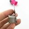EDOBLUE Pen Holder Stainless Clip Clipboard with Spring Fits Almost All Pen SizeSilver