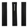 SNOMEL 3 Pack Leather Pen Pouch Sleeve Single Fountain Pen Holder Case for Stylus Touch Pen Ballpoint Pen Pencils Black