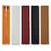 SNOMEL 5Pcs Leather Single Fountain Pen Case Soft Pen Sleeve Pouch for Men Women Ballpoint Pencil Protective Cover Holder for Office Business Gift White Orange Black Red Brown