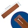 SNOMEL 5Pcs Leather Single Fountain Pen Case Soft Pen Sleeve Pouch for Men Women Ballpoint Pencil Protective Cover Holder for Office Business Gift White Orange Black Red Brown