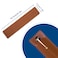 SNOMEL 5Pcs Leather Single Fountain Pen Case Soft Pen Sleeve Pouch for Men Women Ballpoint Pencil Protective Cover Holder for Office Business Gift White Orange Black Red Brown