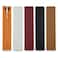 SNOMEL 5Pcs Leather Single Fountain Pen Case Soft Pen Sleeve Pouch for Men Women Ballpoint Pencil Protective Cover Holder for Office Business Gift White Orange Black Red Brown