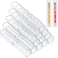 Spakon 20 Pieces Pen Gift Boxes Acrylic Plastic Pen Cases Storage Plastic Pencil Box Case Transparent Pencil Container for Student School Office Supply