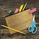 GRAPHICS & Willy Wonka and The Chocolate Factory Golden Ticket Pencil Pen Organizer Zipper Pouch Case