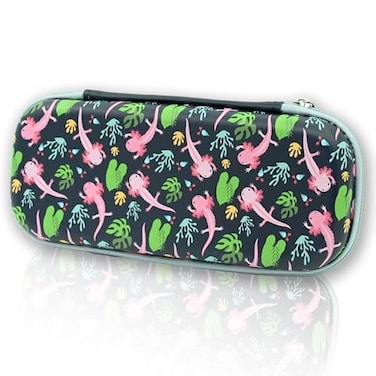 WtallasiSei Axolotl Pencil Case Zip Pencil Box Multi Pouch Holder Desk Organizer For Boys Girls School Office