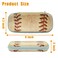 WtallasiSei Retro Baseball Pencil Case Zip Pencil Box Multi Pouch Holder Desk Organizer For Boys Girls School Men Women Office