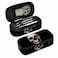 Yekiua Human Skull Pencil Holder Fashion Dramatic Lightning Big Capacity Pencil Case MultiPurpose Makeup Pouch For Office College Adult Black