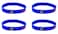 LLBFHH 4 Pcs Belize Belizean Country Flag Rubber Bracelets National Flag Silicone Bracelet Rubber Wristbands Patriotic Decorations Gift
