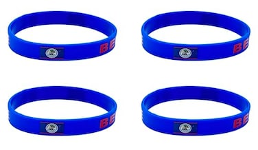 LLBFHH 4 Pcs Belize Belizean Country Flag Rubber Bracelets National Flag Silicone Bracelet Rubber Wristbands Patriotic Decorations Gift