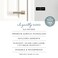 Reilly Originals 2x5 Inch Please Lock Door Premium Acrylic Plexiglass Designer Sign Ready to Stick Durable Washable