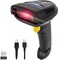 NETUM 2D Barcode Scanner Compatible with 24G Wireless Bluetooth USB Wired Connection Connect Smart Phone Tablet PC 1D Bar Code Reader Work for QR PDF417 Data Matrix NT1228BL 1