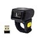 symcode Bluetooth Wireless Ring Barcode Scanner Symcode 1D Compatible with Bluetooth Function 24GHz Wireless Wired Connection Portable Wearable Mini Finger Bar Code Reader