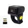 symcode Bluetooth Wireless Ring Barcode Scanner Symcode 1D Compatible with Bluetooth Function 24GHz Wireless Wired Connection Portable Wearable Mini Finger Bar Code Reader