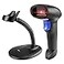 NetumScan Bluetooth QR Barcode Scanner with Stand 3 in 1 Wireless 1D 2D Bar Code Scanner USB Image Bar Code Reader for Computer Tablet iPhone iPad Android