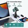Anyeast Wireless Barcode Scanner with Stand Industrial 1D 2D QR Bluetooth Barcode Scanner for Android iOS Windows Mac USB Bar Code Reader Scanner with Drop Resistant Dustproof Waterproof