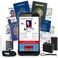 IDetect ID Scanner Drivers License and Passport Scanner and Reader Age Verification and Customer Management Quantum Edge V3 Includes Handheld Scanner Outer Carry Case Accessories