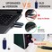 Tera Barcode Scanner Wireless 1D Laser Cordless Barcode Reader with Battery Level Indicator Versatile 2 in 1 24Ghz Wireless and USB 20 Wired with Stand Model 5100Z