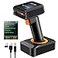 Tera Pro 1D 2D QR Wireless Barcode Scanner with Display Screen Battery Level Indicator Time Display Works with Bluetooth with Charging Cradle Base for Warehouse Supermarket Library HW0006 Pro