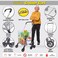 dbest products dbest Products Stair Climber Cruiser Cart Shopping Grocery Rolling Folding Laundry Basket on Wheels Foldable Utility Trolley Compact Lightweight Collapsible Silver