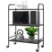SunnyPoint Metal Rolling Organizer Utility Craft Cart Large BLK