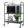 SunnyPoint Metal Rolling Organizer Utility Craft Cart Large BLK