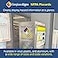 ComplianceSigns 12 inch NFPA 704 Placard Diamond All Weather Vinyl NFPA Decal Label BLANK Sticker with Adhesive Backing Customizable for any Hazard Identification Made in the USA by
