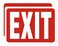 Dmytop 2 Pack Exit Sign Do Not Enter Emergency Sign Metal 14 x 10 Inches Reflective Aluminum Easy Mounting UV Protected Weather Resistant Durable Ink