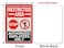 Folyming 2 Pack Restricted Area Sign Authorized Employees Only 14 x 10 Inches Stop Do Not Enter Metal Reflective Rust Aluminum Weatherproof UV Protected Easy Mounting Indoor Outdoor Use