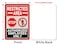 Folyming 2 Pack Restricted Area Sign Authorized Employees Only 14 x 10 Inches Stop Do Not Enter Metal Reflective Rust Aluminum Weatherproof UV Protected Easy Mounting Indoor Outdoor Use