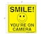 Kachy Signs 8 Pack Smile Youre ON Camera Bundle 4 6x6 4 2x4 Self Adhesive Vinyl Stickers Heavy Duty 4 Mil w 3mil Lamination for Ultimate Protection Durability UV Protected Weatherproof