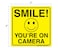 Kachy Signs 8 Pack Smile Youre ON Camera Bundle 4 6x6 4 2x4 Self Adhesive Vinyl Stickers Heavy Duty 4 Mil w 3mil Lamination for Ultimate Protection Durability UV Protected Weatherproof