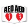 Wrapco AED Sign 3D Projecting Location Inside AED Signs For Workplace or Wall