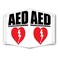 Wrapco AED Sign 3D Projecting Location Inside AED Signs For Workplace or Wall