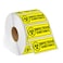 Besttile Caution Infectious Substances Warning Sign Stickers for Biohazard Specimen Bags2x1 Inch500 Pcs Per Pack
