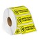 Besttile Caution Infectious Substances Warning Sign Stickers for Biohazard Specimen Bags2x1 Inch500 Pcs Per Pack