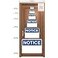 ComplianceSigns com Cell Phone Designated Area Only Bilingual Sign 14x10 inch Plastic for Cell Phones
