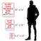 Work House Do NOT Leave Packages Here Aluminum Composite Sign Delivery Instructions for My Packages from Amazon FedEx USPS UPS Indoor Outdoor Delivery Signs for Home Office Work 85 x 10