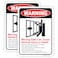 Enjoyist 2Pack Moving Gate Sign Can Cause Serious Injury or Death 10x 7 04 Aluminum Reflective Rust Free UV Protected and Weatherproof