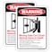 Enjoyist 2Pack Moving Gate Sign Can Cause Serious Injury or Death 10x 7 04 Aluminum Reflective Rust Free UV Protected and Weatherproof