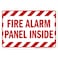 My Sign Fire Alarm Panel Inside Sign 10x7 Inches Rust Free 040 Aluminum Fade Resistant Made in USA by Center