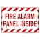 My Sign Fire Alarm Panel Inside Sign 10x7 Inches Rust Free 040 Aluminum Fade Resistant Made in USA by Center