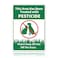 GLOBLELAND This Area Has Been Treated with Please Keep All Pets Off The Grass Sign 10x12 inches 35 Mil Aluminum Grass Yard Sign UV Protected and Waterproof