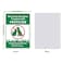 GLOBLELAND This Area Has Been Treated with Please Keep All Pets Off The Grass Sign 10x12 inches 35 Mil Aluminum Grass Yard Sign UV Protected and Waterproof