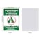 GLOBLELAND This Area Has Been Treated with Please Keep All Pets Off The Grass Sign 10x12 inches 35 Mil Aluminum Grass Yard Sign UV Protected and Waterproof