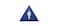 Hillman Blue Triangle Mens Restroom Sign 12 x 10 844606
