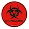 IGNIXIA Ignixia Biohazard Sign Decals Pack of 10 Round Stickers for Hospitals Labs and Industrial use Universal Biohazard Symbol