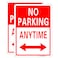 Jowanyo No Parking Anytime Sign14 x 10 inchesReflective AluminumEasy MountingUV ProtectedWeather ResistantWaterproofDurable InkOutdoor or Indoor Use2 Pack