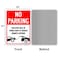 Enjoyist No Parking Sign Violators Will Be Towed Sign 10x 14 040 Rust Free Aluminum Reflective UV Protected and Weatherproof